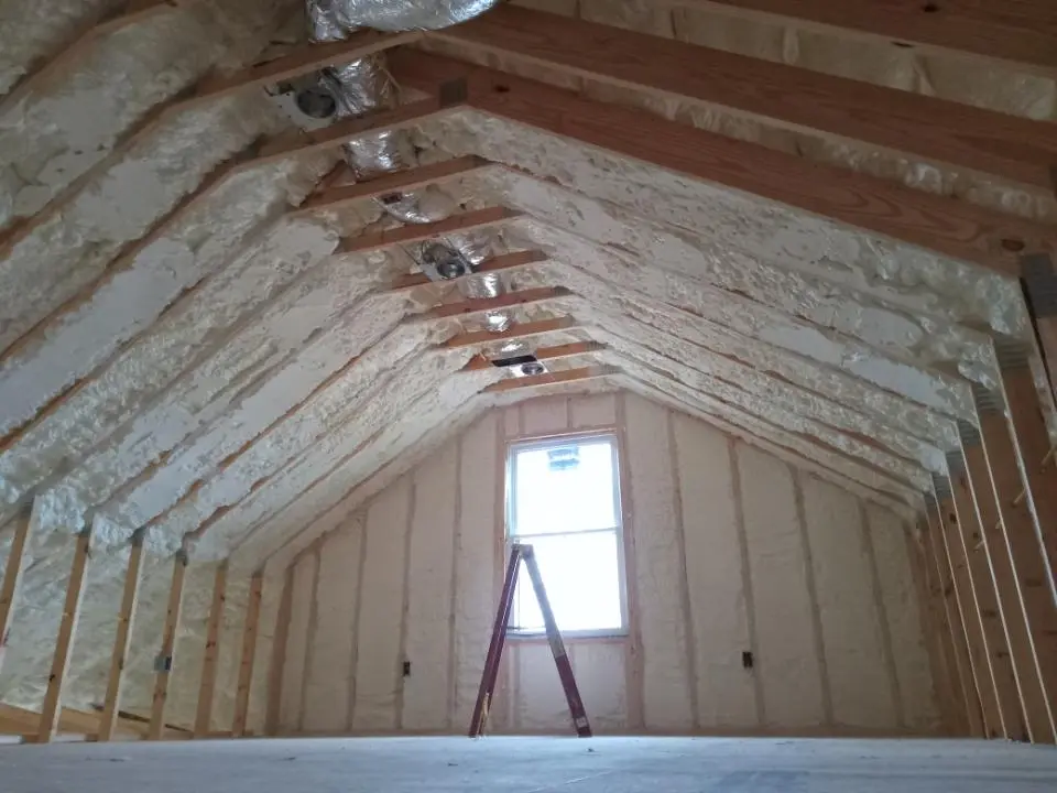 Spray foam roofing application for Crawl Space Insulation project in Shoreline